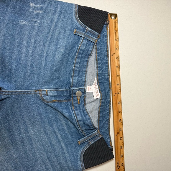 ISABEL MATERNITY JEANS WOMENS SIZE 6 UNDER BELLY STRETCH STRAIGHT LEG 90S Y2K - Picture 8 of 15